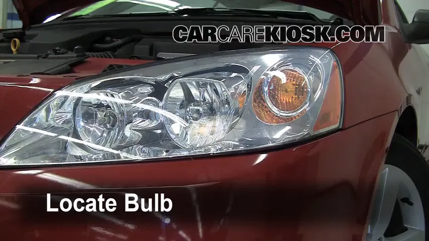 2007 Pontiac G6 3.5L V6 Éclairage Feu clignotant avant (remplacer l'ampoule)
